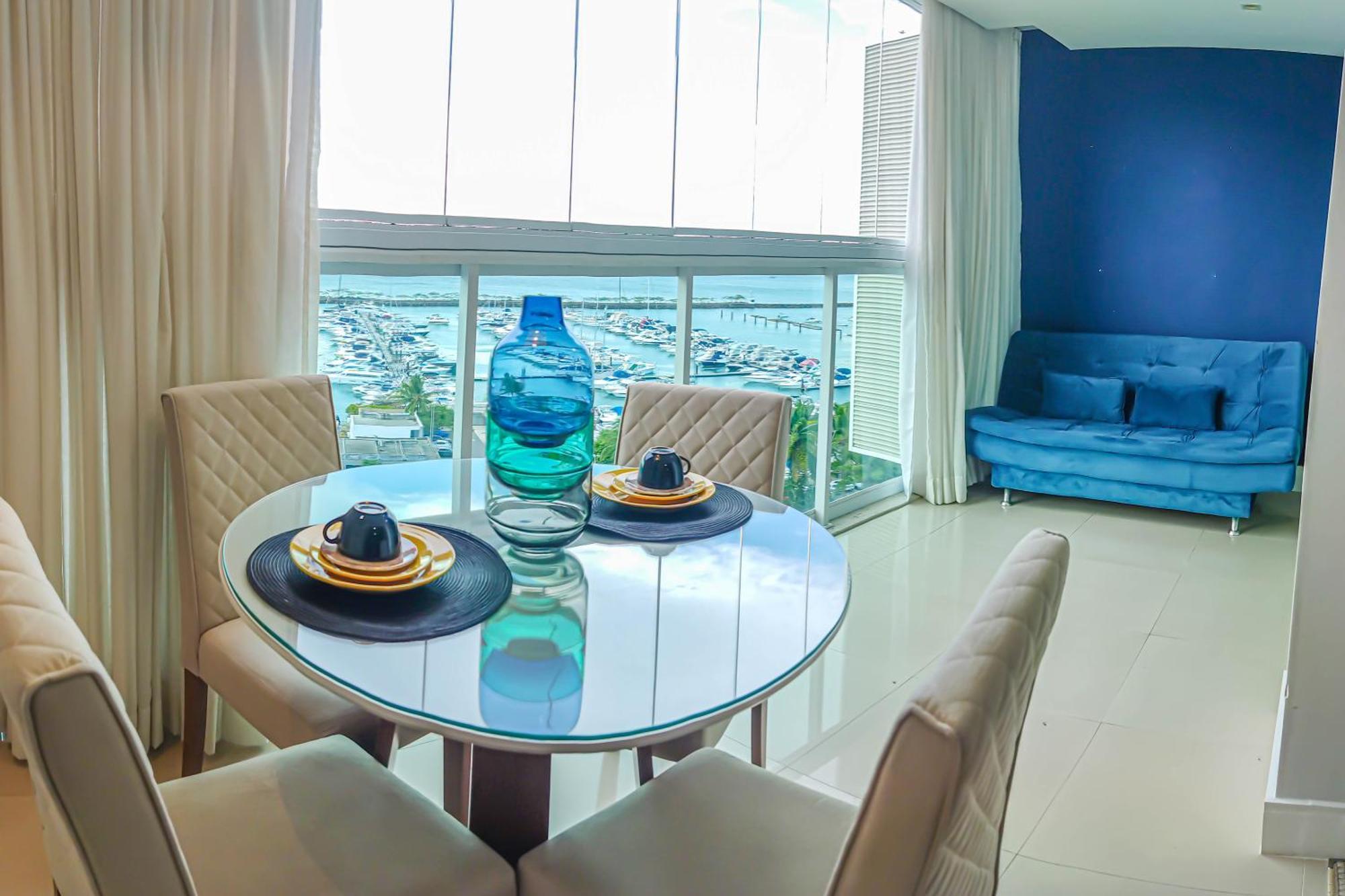 Apartament Cloc Marina Vista Mar P/ A Baia De Todos Os Santos Salwador Zewnętrze zdjęcie