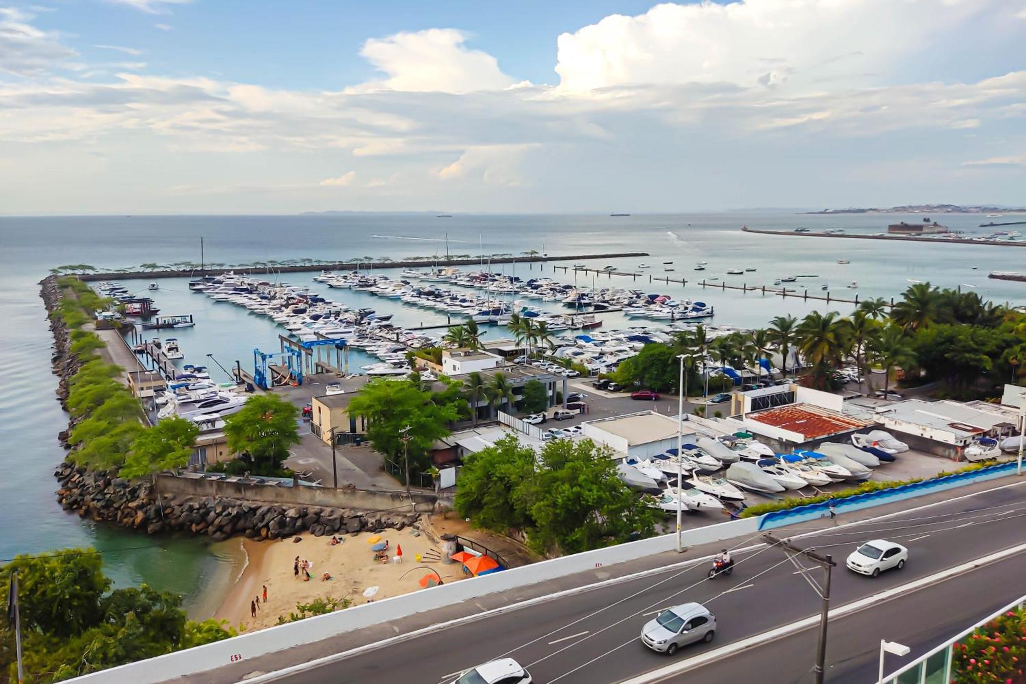 Apartament Cloc Marina Vista Mar P/ A Baia De Todos Os Santos Salwador Zewnętrze zdjęcie