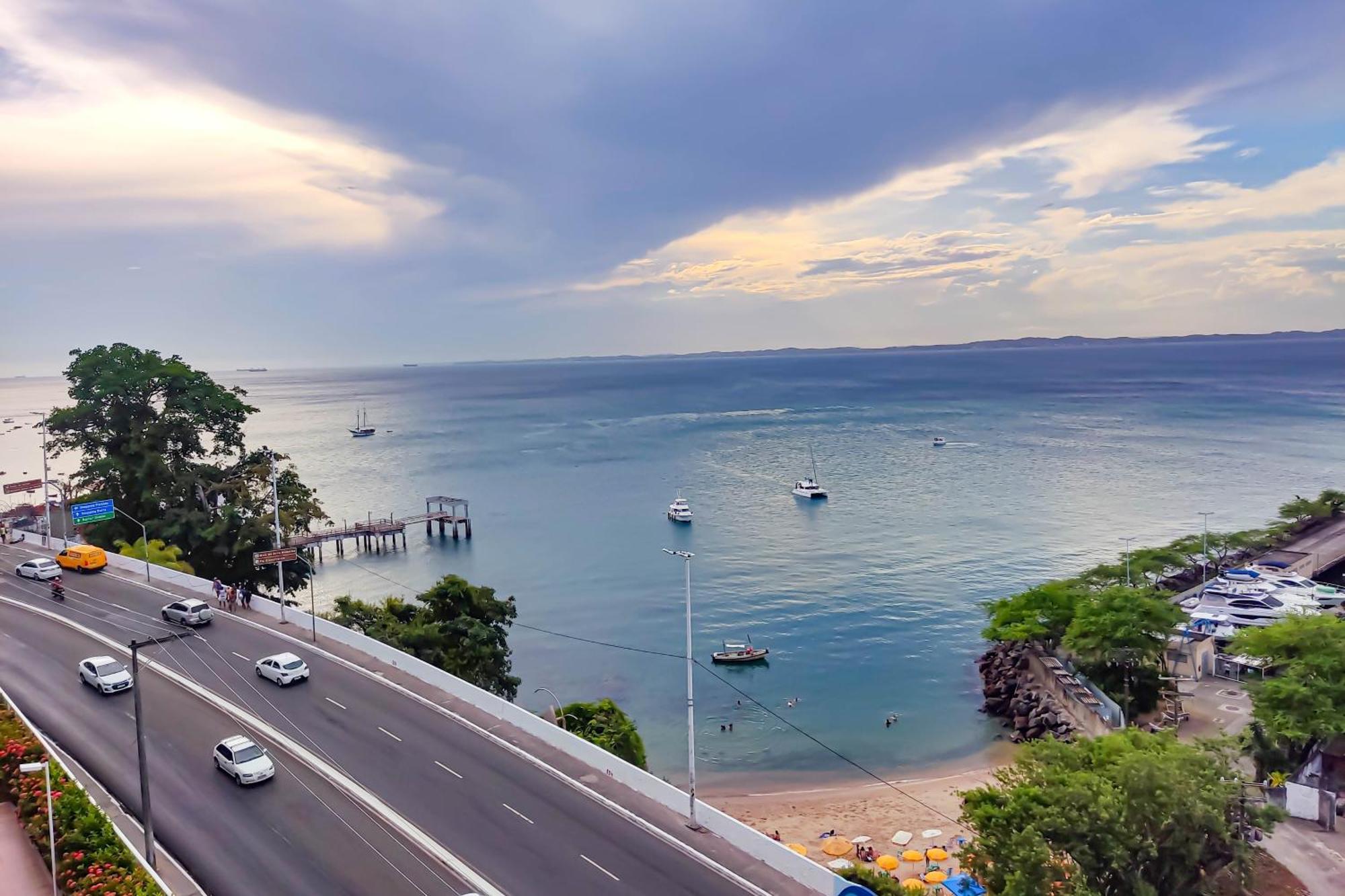 Apartament Cloc Marina Vista Mar P/ A Baia De Todos Os Santos Salwador Zewnętrze zdjęcie