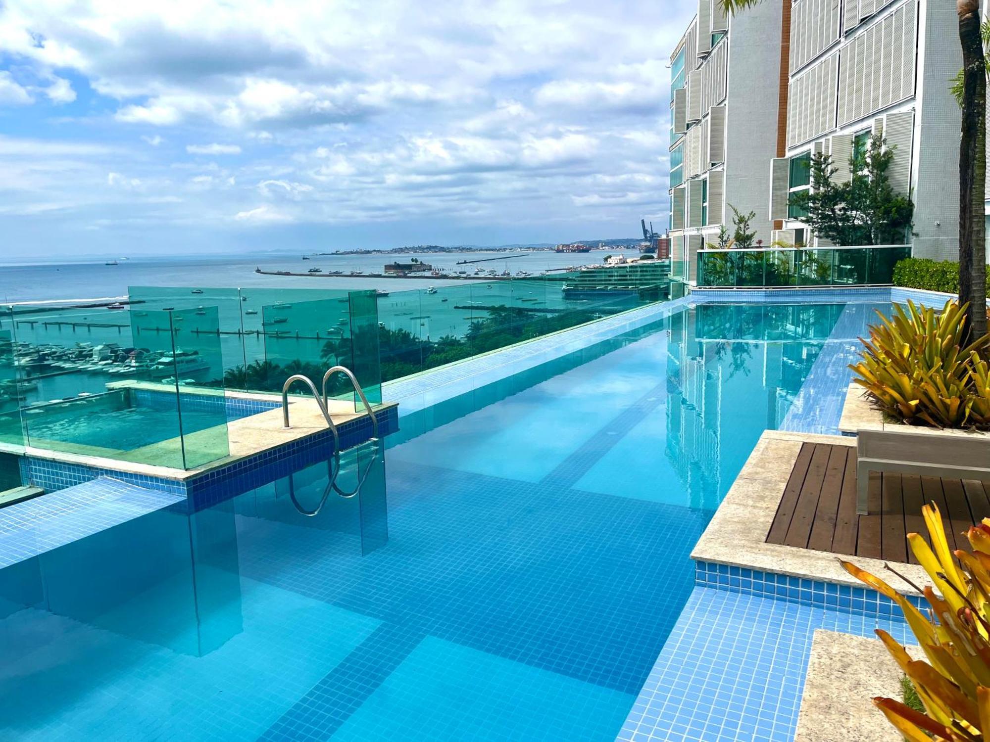 Apartament Cloc Marina Vista Mar P/ A Baia De Todos Os Santos Salwador Zewnętrze zdjęcie